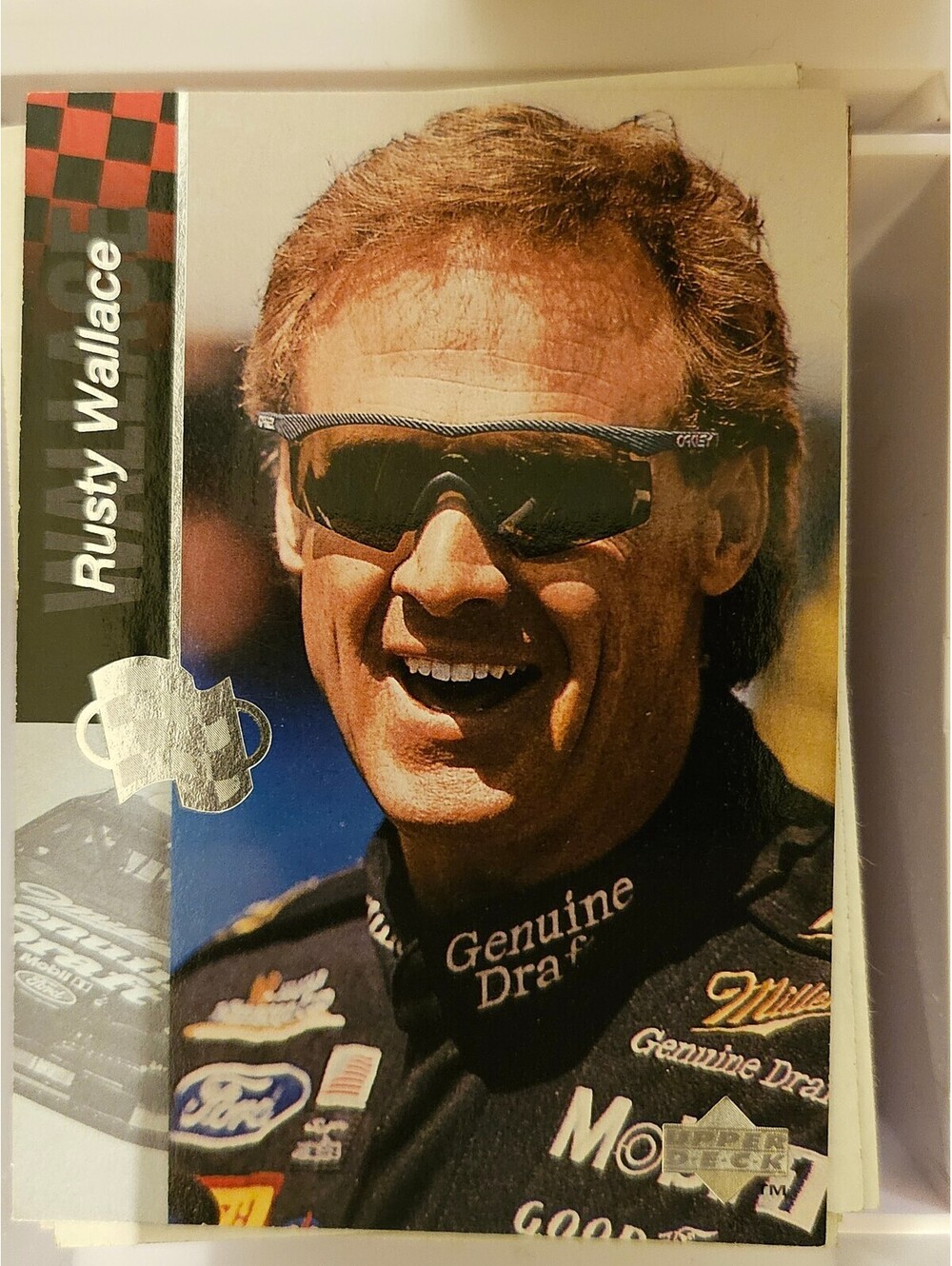 1995 Upper Deck #1 Rusty Wallace NASCAR card